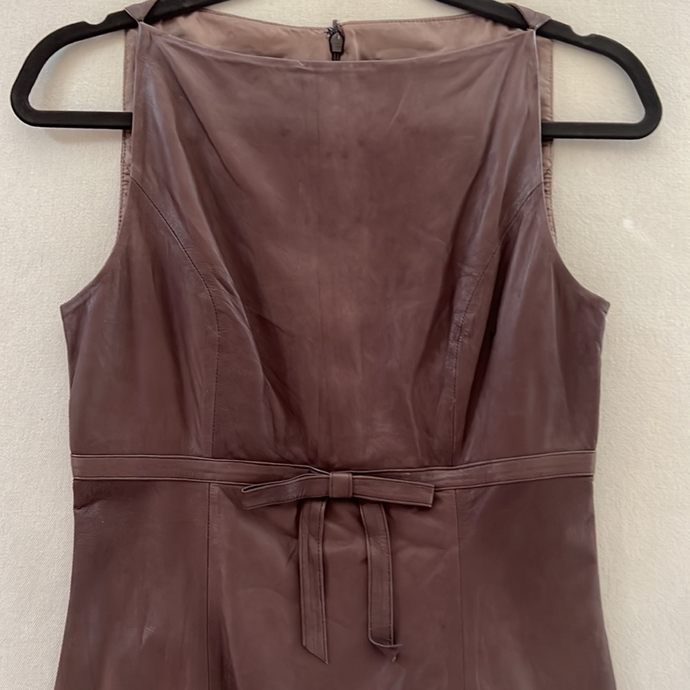 Robert Rodriguez Leather Bow Dress - Picture 10 of 17